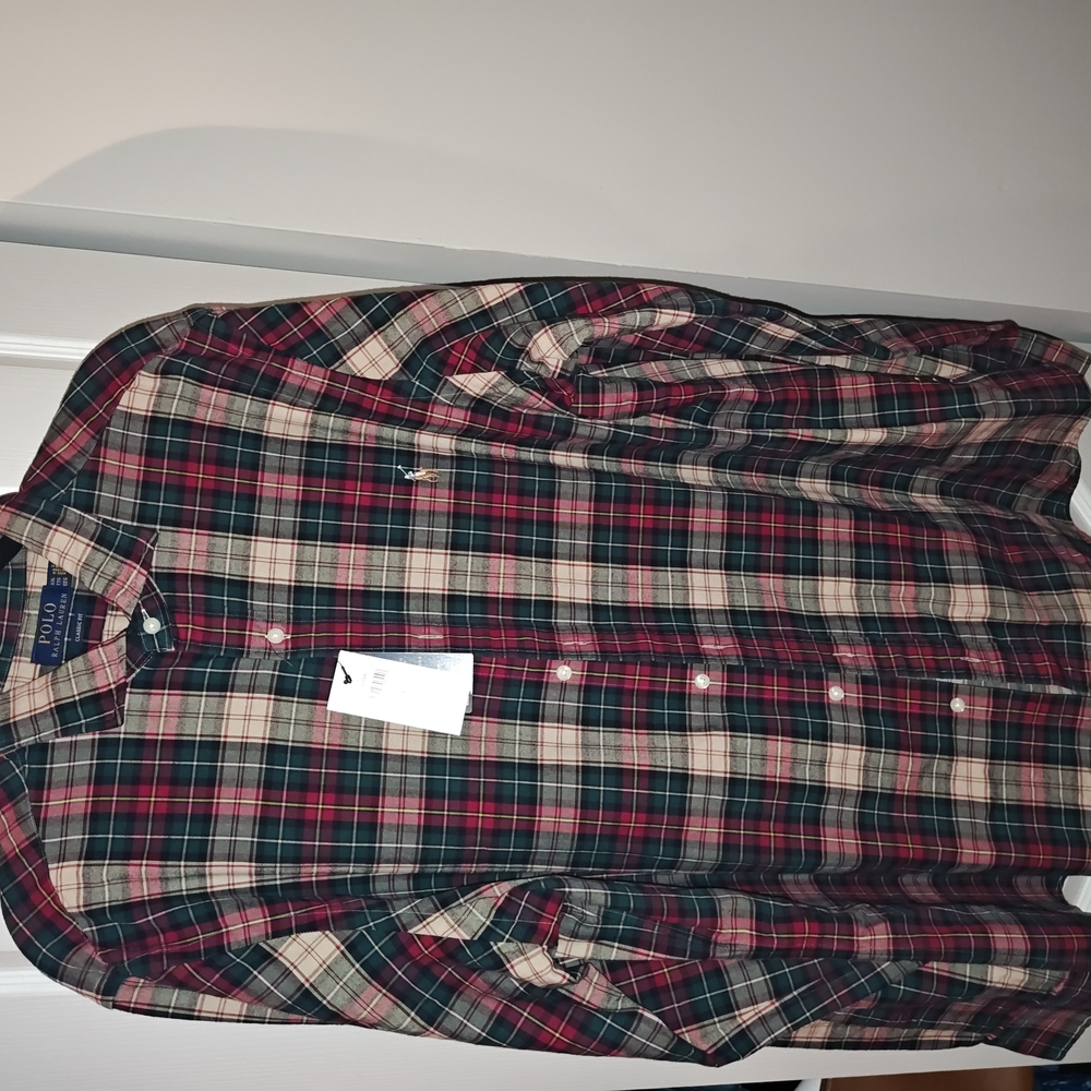 NWT Polo Ralph Lauren Men's Shirt Traditional Fashion!!!